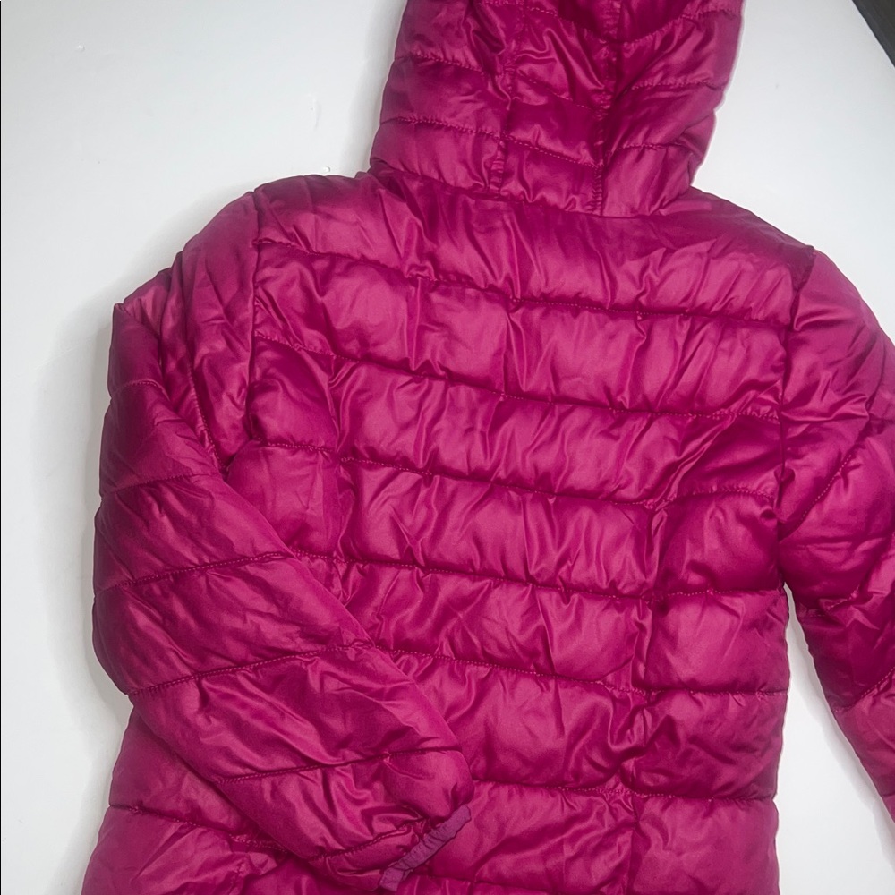 Girls Old Navy Fuchsia Puffer Jacket size 14 - Picture 8 of 8